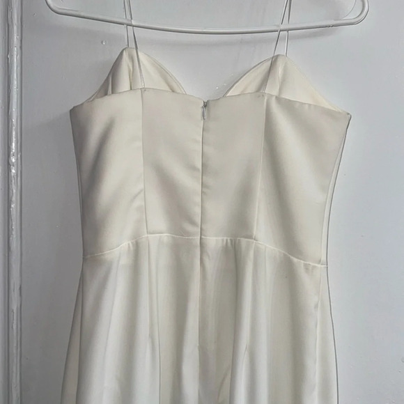 Amanda Uprichard Cherri Gown in Ivory maxi dress NWT size M - Picture 8 of 13